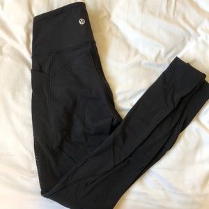 Lululemon Black Mesh leggings